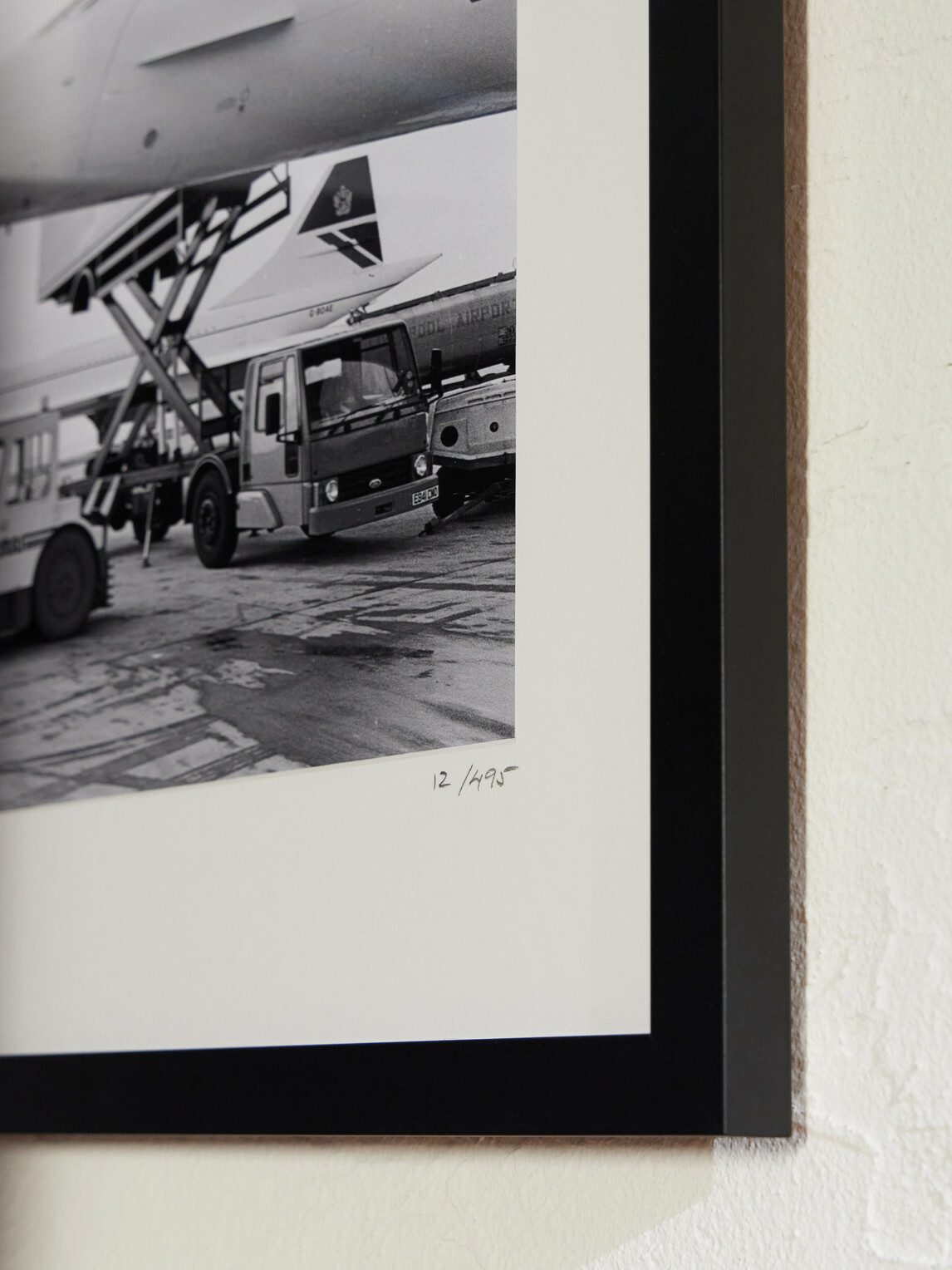 Sonic Editions - Framed 1988 Concorde Line-Up Print, 50" x 40"
