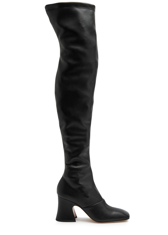 Photo: Chloe Janis Leather Over-the-knee Boots Black