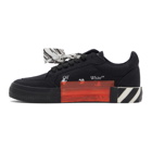 Off-White Black Vulcanized Low Sneakers