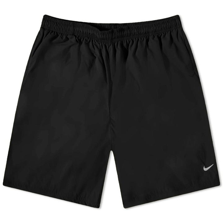 Photo: Nike Men's Solo Swoosh Short in Black/White