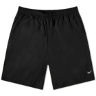 Nike Men's Solo Swoosh Short in Black/White