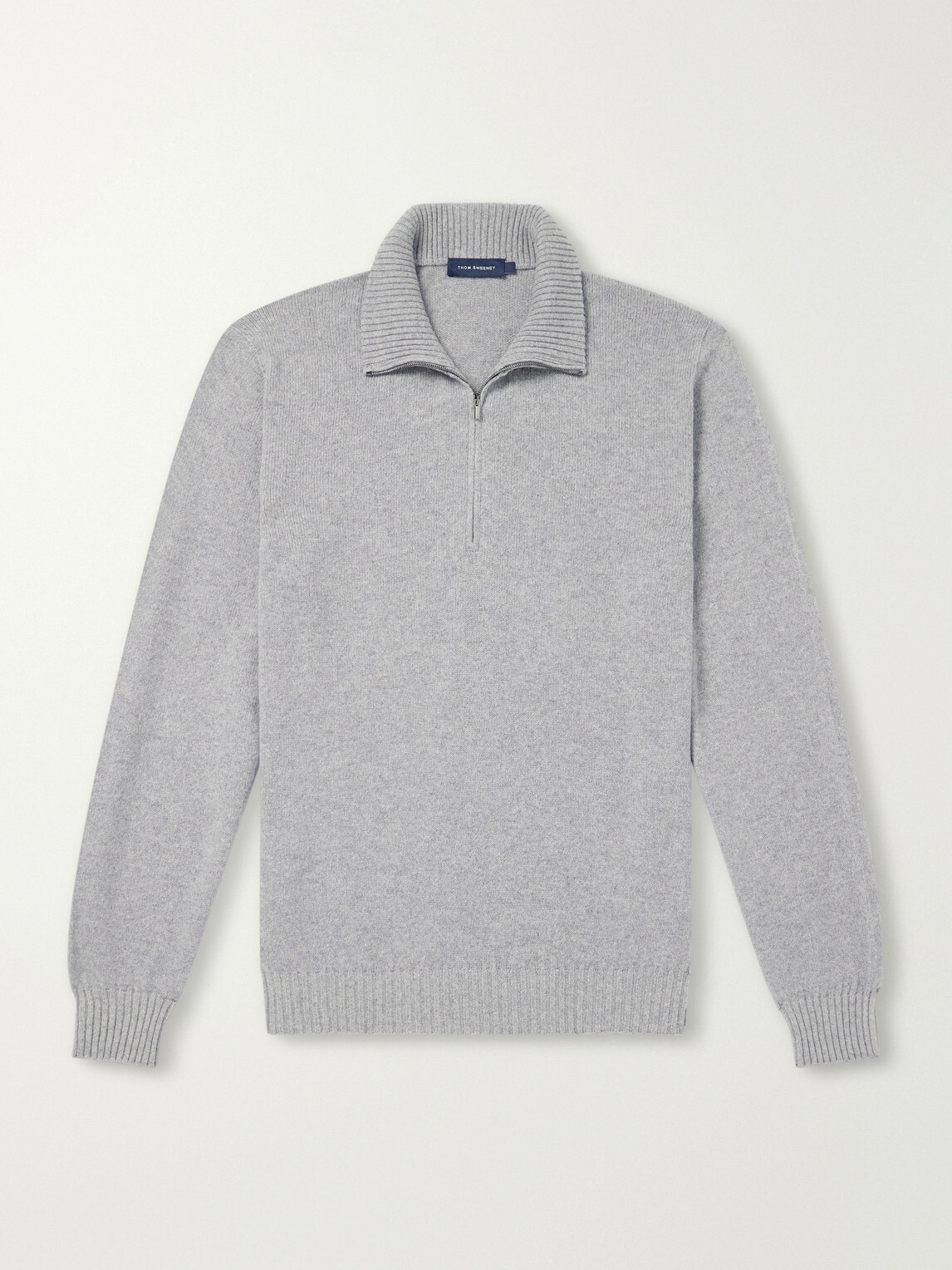 Thom Sweeney - Cashmere Half-Zip Sweater - Gray