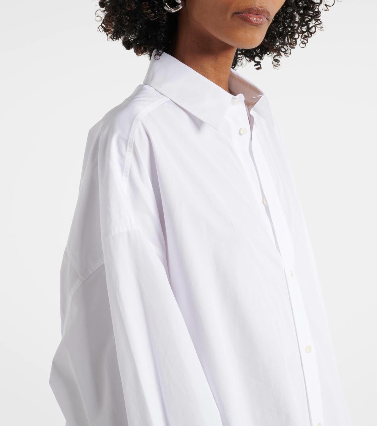 Wardrobe.NYC Oversized cotton shirtdress