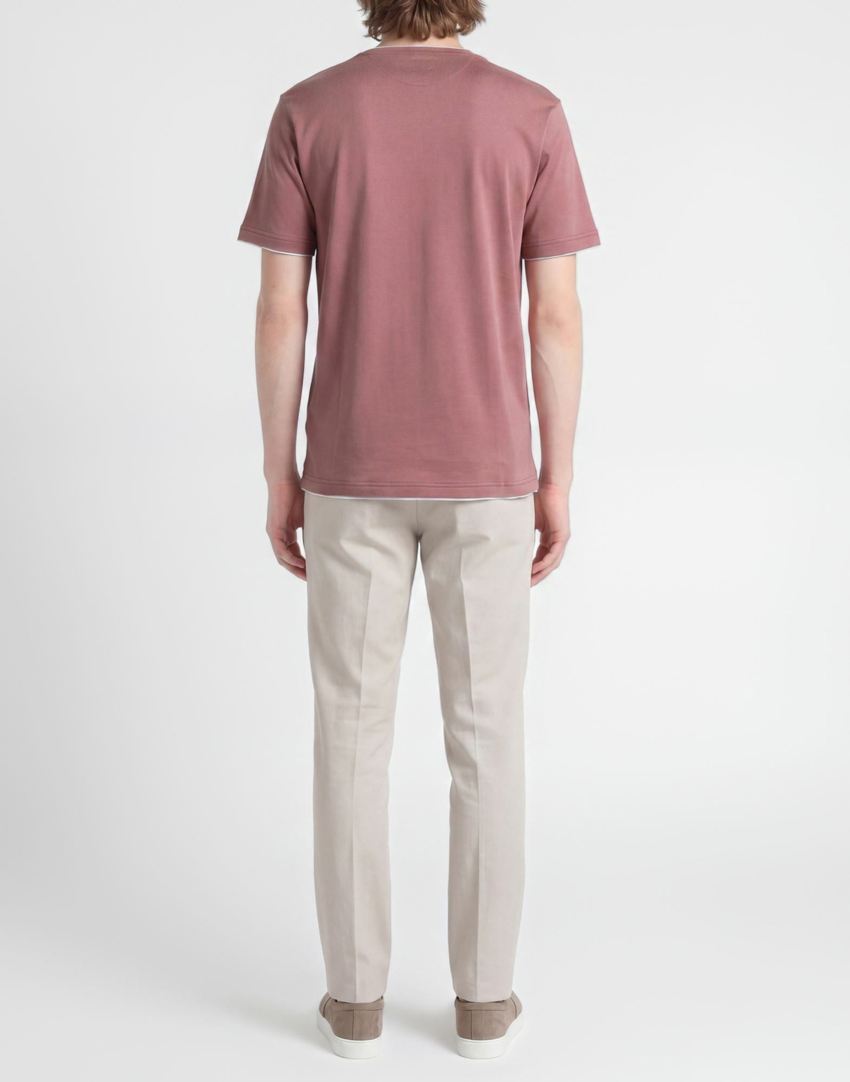 Eleventy Mens T-shirt Antique rose