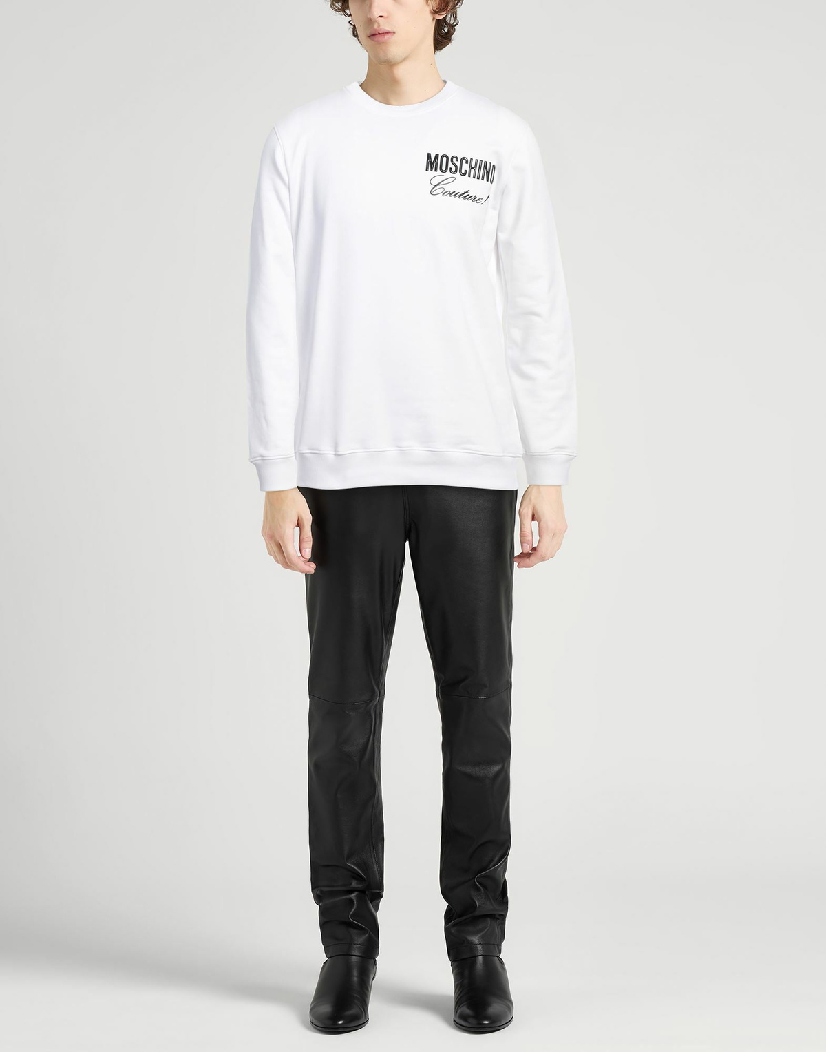 Moschino Mens Sweatshirt in White