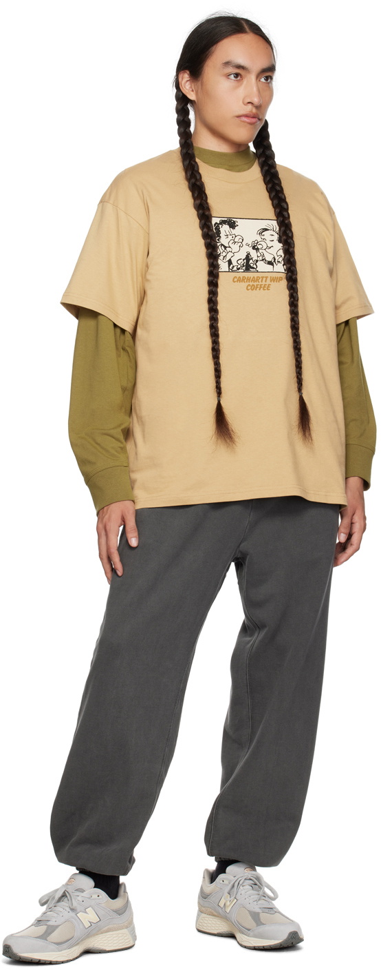 Carhartt Work In Progress Tan 'WIP Coffee' T-Shirt