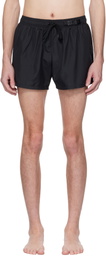 Moschino Black Letters Swim Shorts