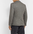 Officine Generale - Grey Slim-Fit Herringbone Wool Blazer - Gray