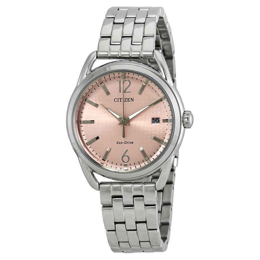 Citizen LTR Eco-Drive Light Pink Dial Ladies Watch FE6080  display picture 1