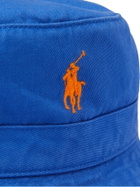 POLO RALPH LAUREN - Logo-Embroidered Cotton-Twill Bucket Hat - Blue