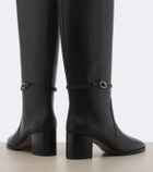 Aquazzura Cotswold leather knee-high boots