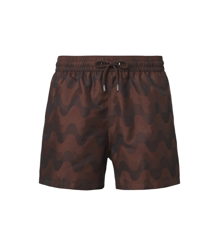 Photo: Frescobol Carioca Rio printed jacquard swim trunks