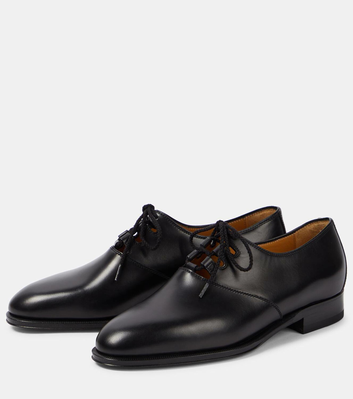 The Row Grant leather Derby shoes