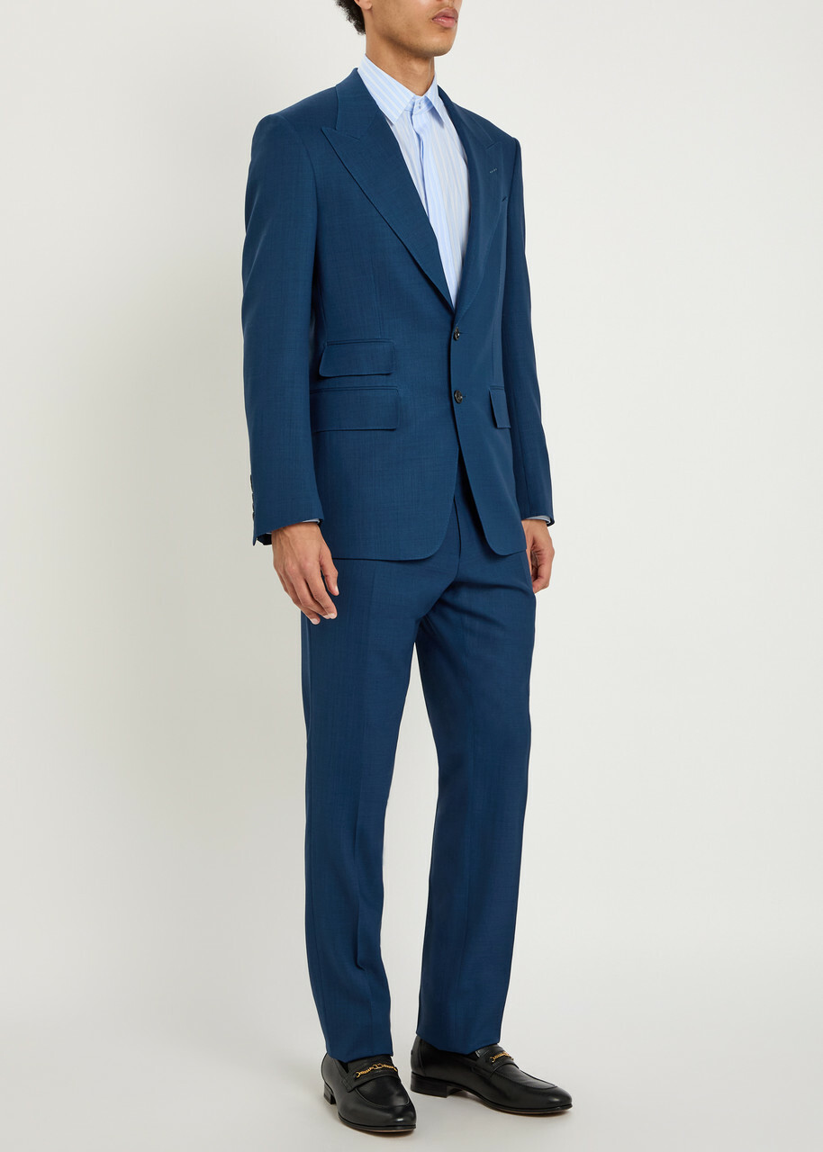 Tom Ford Fresco Shelton Evening Suit Blue