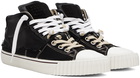 Maison Margiela Black New Evolution Mid Sneakers