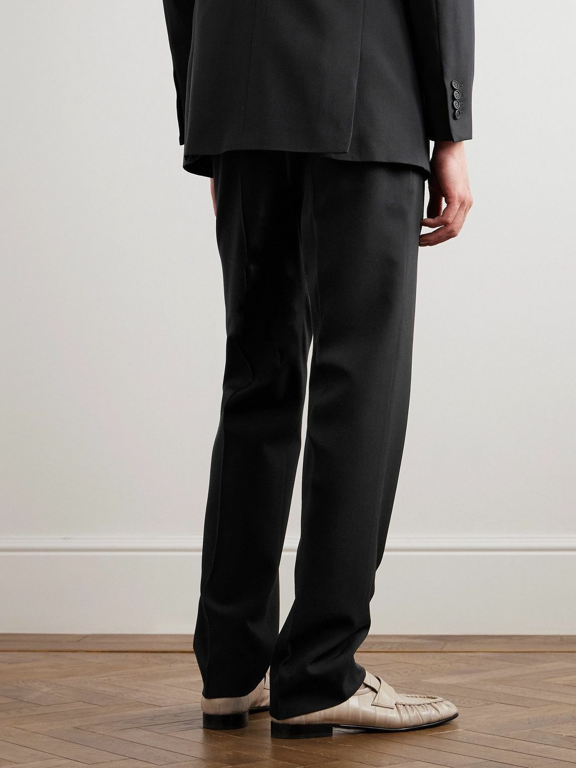 Gabriela Hearst - Sebastian Straight-Leg Wool Suit Trousers - Gray ...