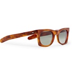 Kirk Originals - Erno Square-Frame Acetate Polarised Sunglasses - Brown