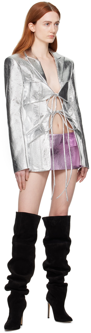 Lado Bokuchava Purple Twenty Miniskirt