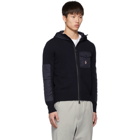 Moncler Grenoble Navy Wool Jacket