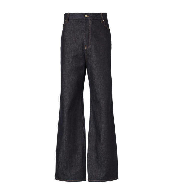 Photo: Loewe High-rise wide-leg jeans