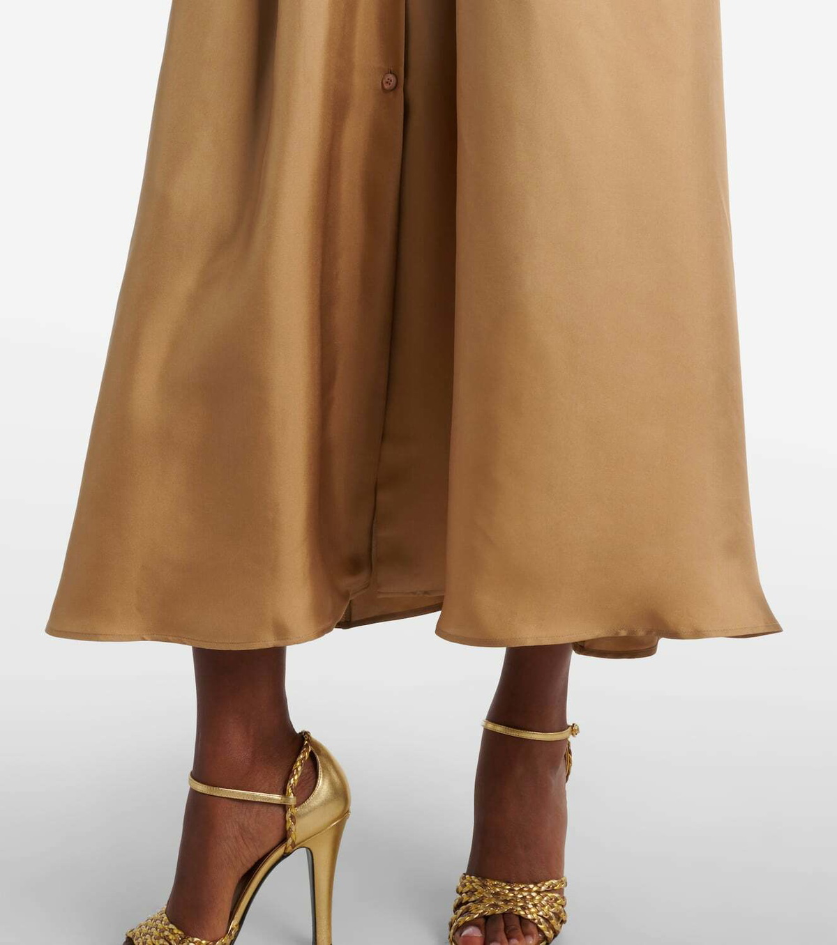 Ralph Lauren Collection Silk satin midi dress