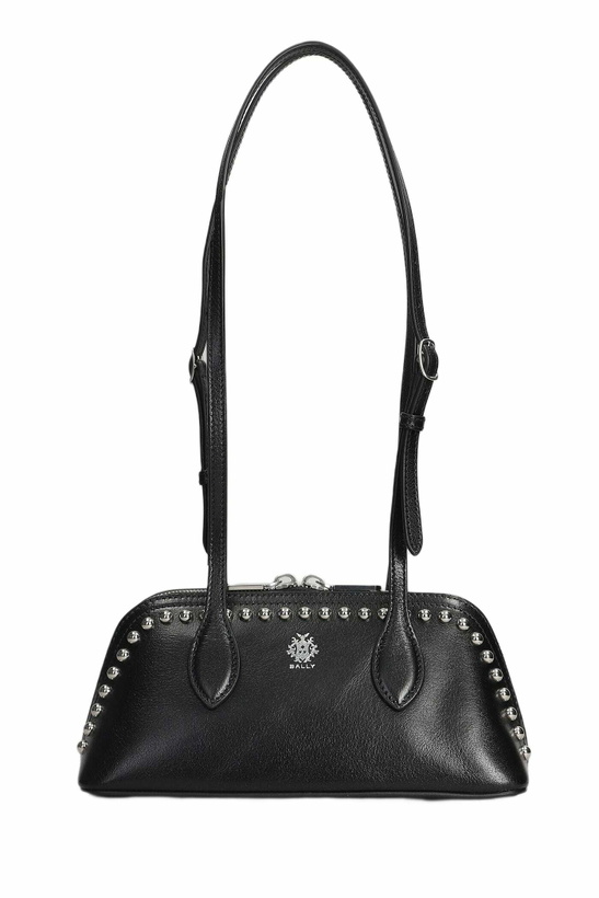 Photo: Bally Praline S Shoulder Bag In Black Leather