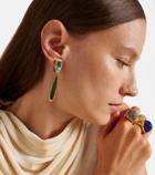 Marina B Quarta 18kt gold earrings with diamonds and gemstones