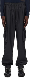 RAINS Black Regular Cargo Rain Pants