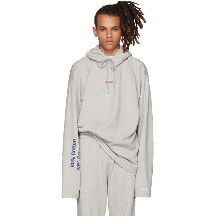 Photo: Vetements Grey French Terry Hoodie