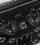 Amiri - Bandana leather toiletry bag