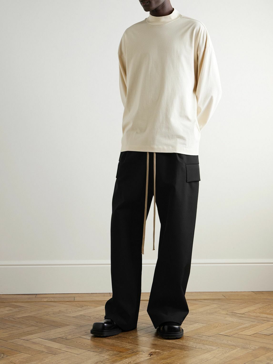 Fear of God - Wide-Leg Wool and Cotton-Blend Twill Fear of God - Wide-Leg Wool and Cotton-Blend Twill