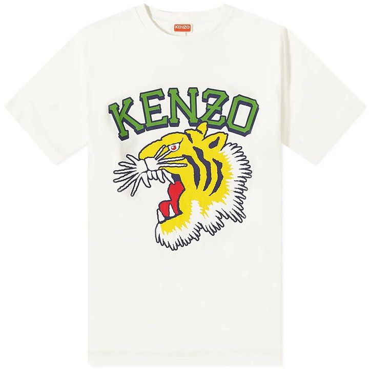 Photo: Kenzo Men's University Tiger T-Shirt in Off White