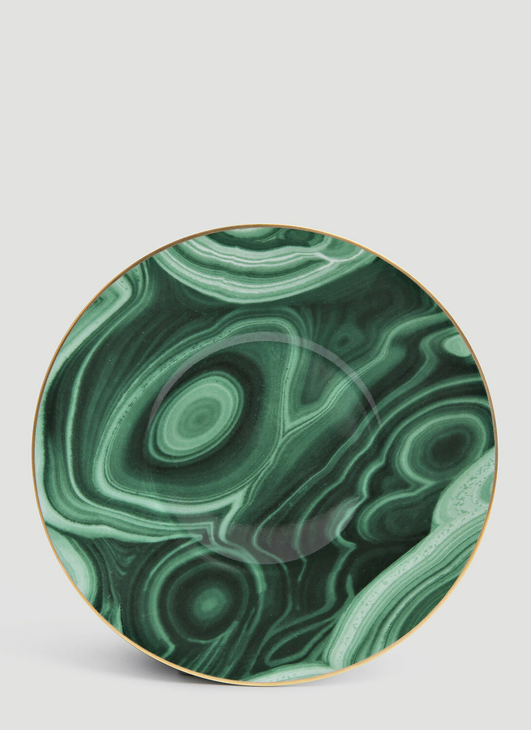 L'Objet Malachite Teacup and Saucer Set