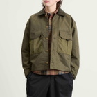 Brain Dead Men's Cropped Chore Jacket in Green