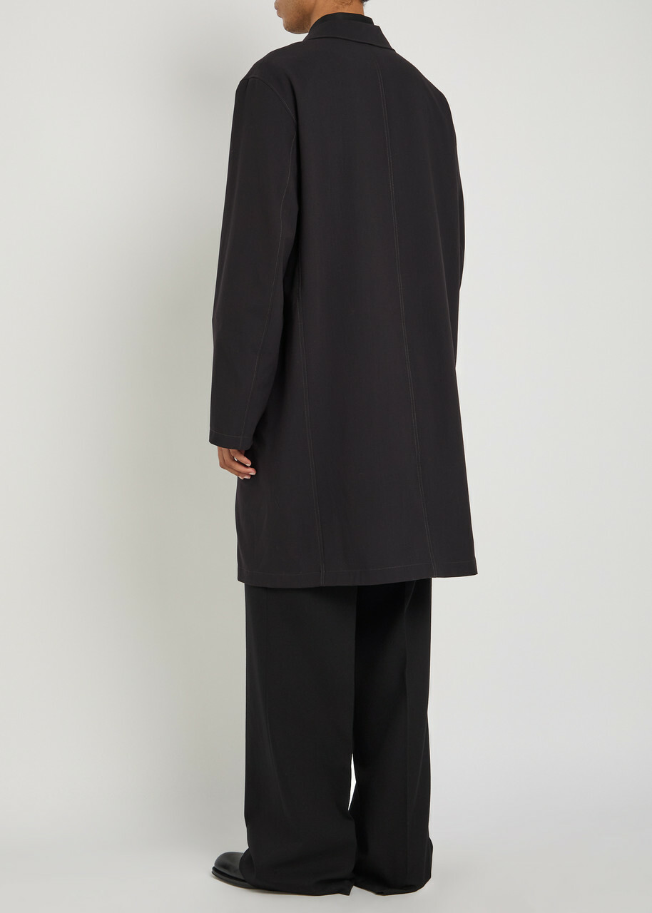 Lemaire Wool Coat Black