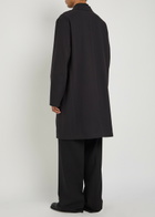 Lemaire Wool Coat Black