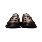 Prada Brown Penny Loafers