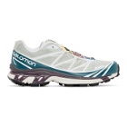Salomon Green and Blue Limited Edition XT-6 ADV Sneakers