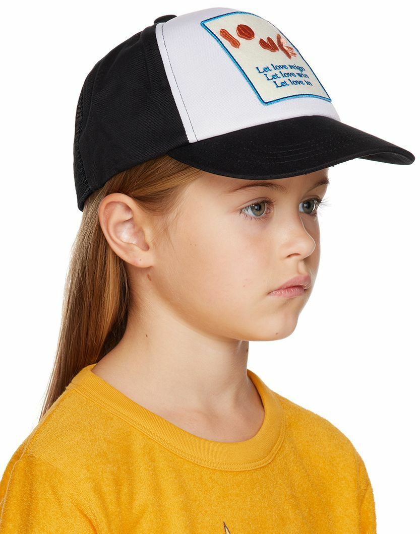 Wolf & Rita Kids Black & White Inacio Love Cap