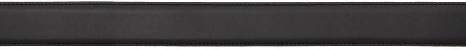 Moschino Black Leather Belt