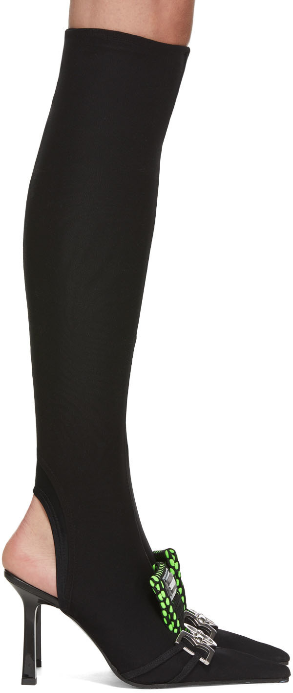 Ancuta Sarca SSENSE Exclusive Black J3 Boots