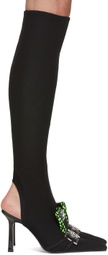 Ancuta Sarca SSENSE Exclusive Black J3 Boots