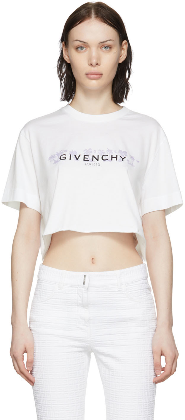 Givenchy White Cotton T-Shirt Givenchy