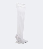 The Attico Cheope mesh over-the-knee boots