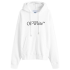 Off-White Men's Bookish Skate Popover Hoodie in White