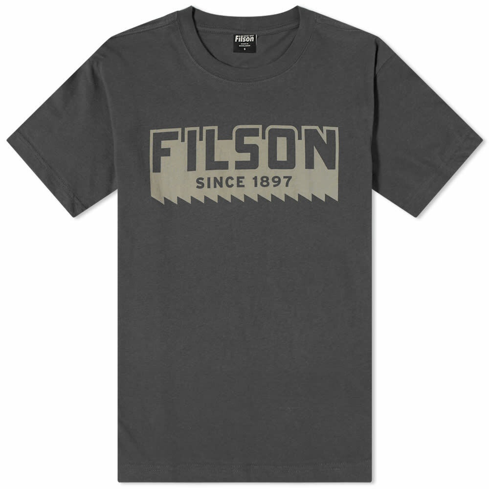 Photo: Filson Men's Ranger T-Shirt in Faded Black/Saw