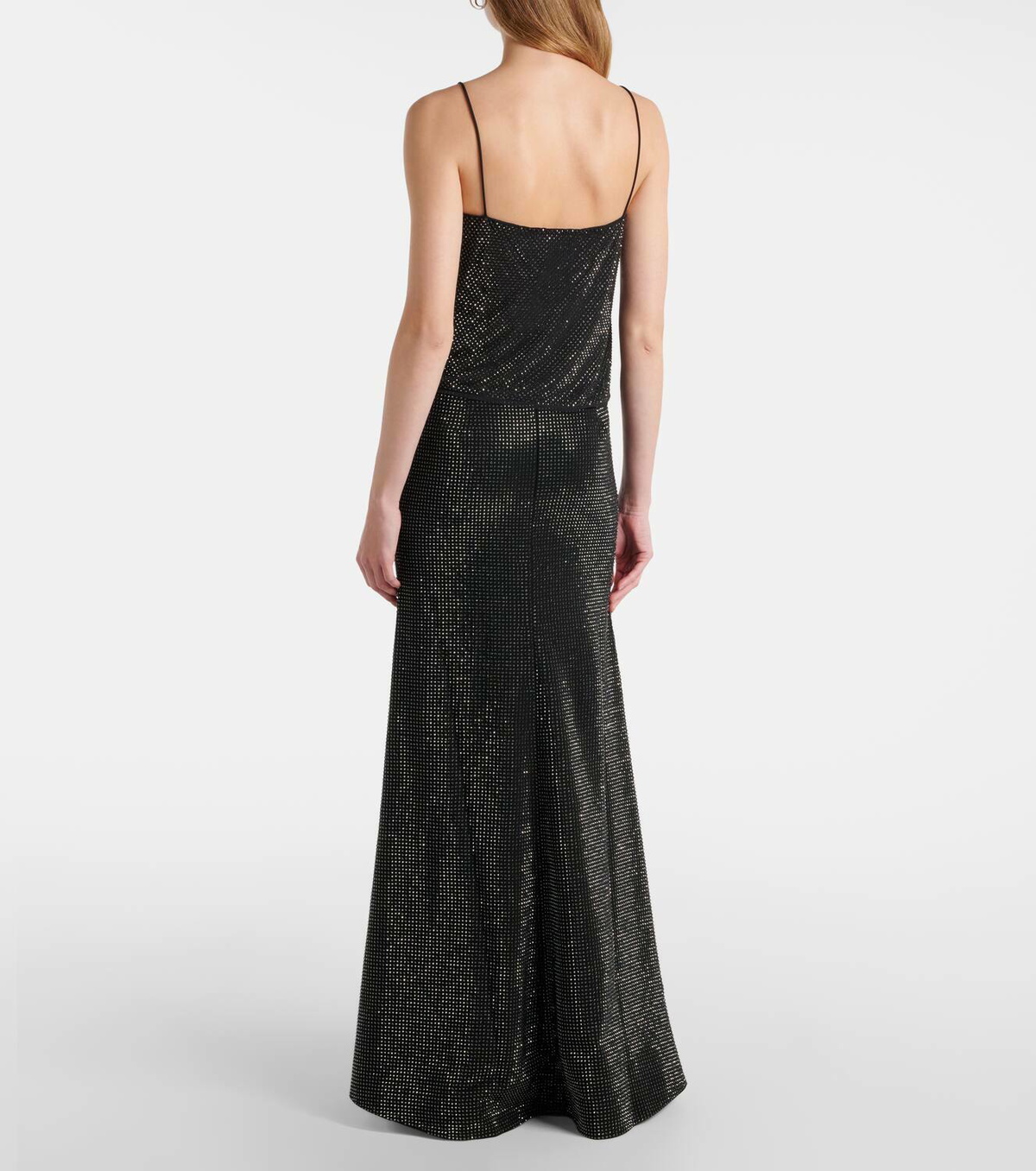 Roland Mouret Embellished silk chiffon camisole Roland Mouret