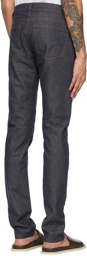 Isaia Indigo Slim Straight Summer Jeans