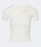 Eres Anna gathered jersey T-shirt