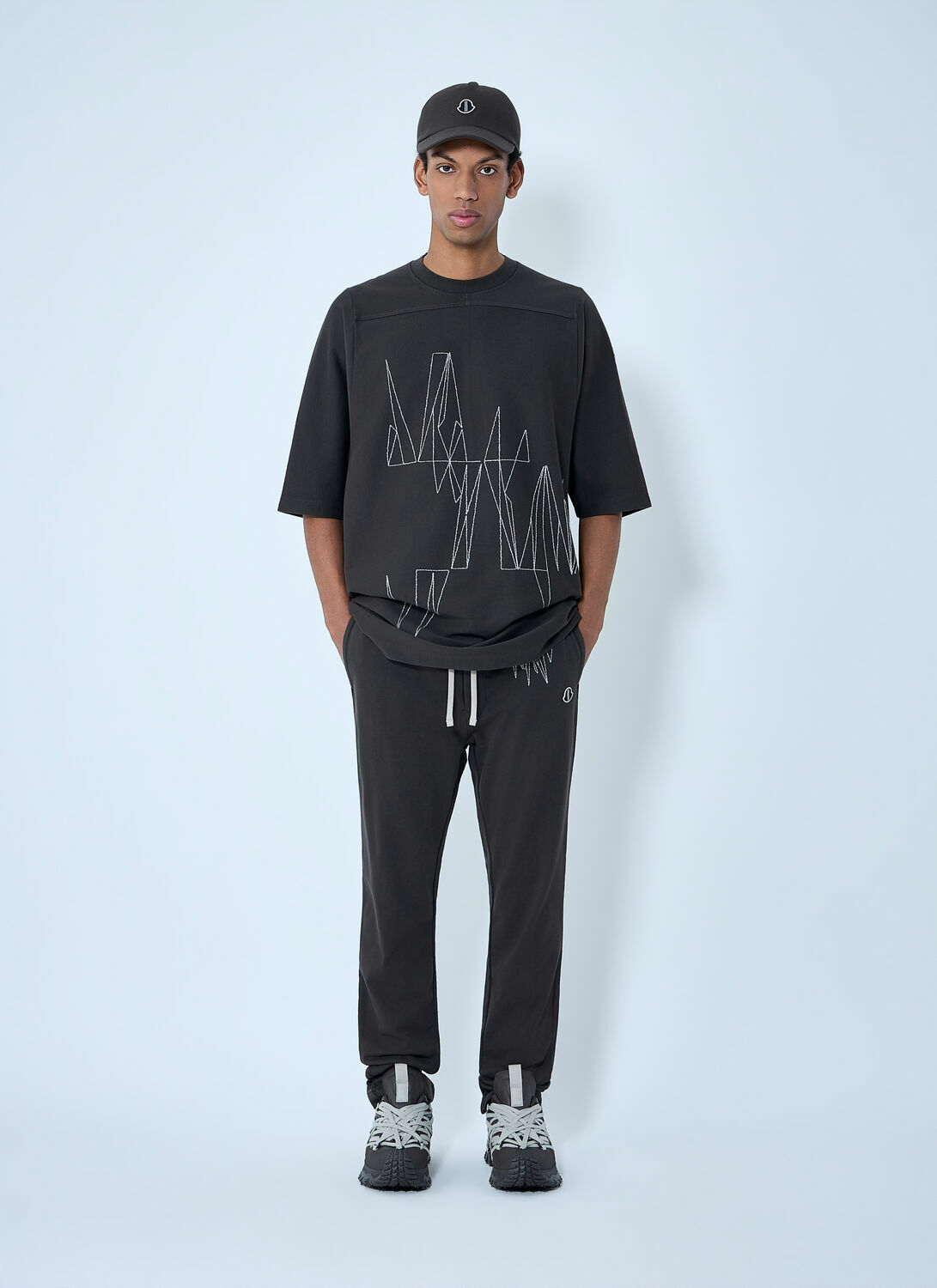 Moncler + Rick Owens Elasticated Waist Drawstring Pants